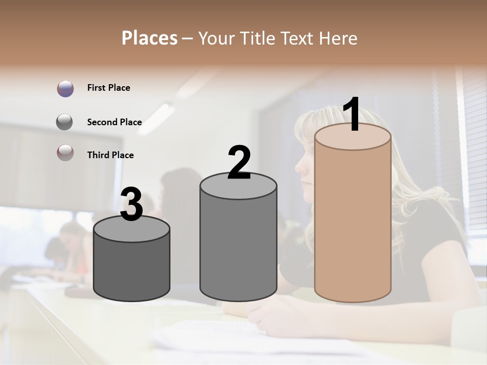 Studying Men Education PowerPoint Template