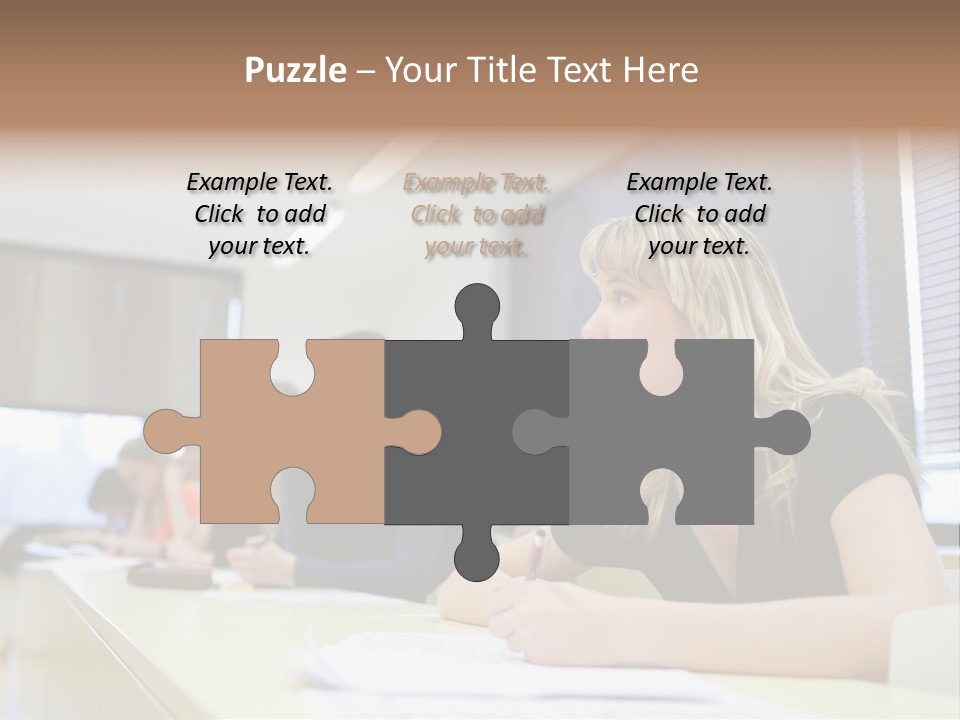 Studying Men Education PowerPoint Template