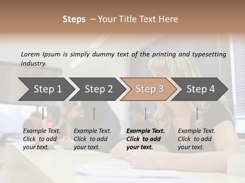Studying Men Education PowerPoint Template