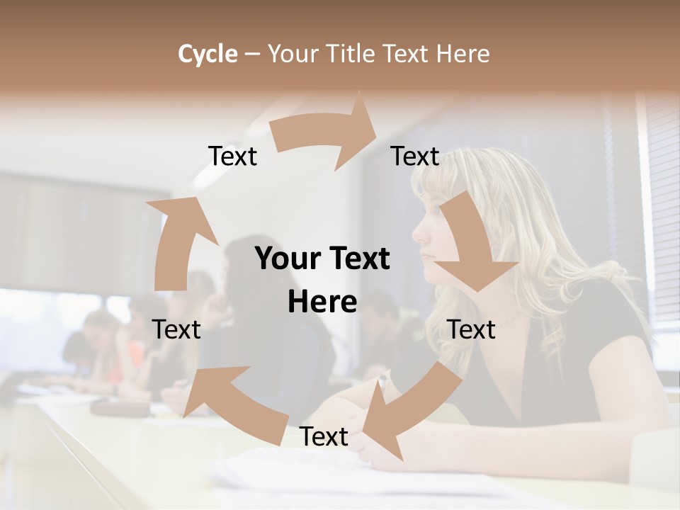 Studying Men Education PowerPoint Template