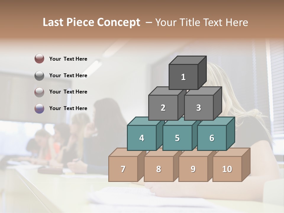 Studying Men Education PowerPoint Template