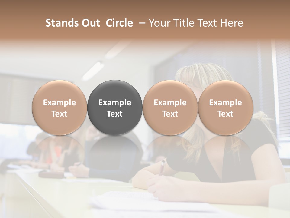 Studying Men Education PowerPoint Template