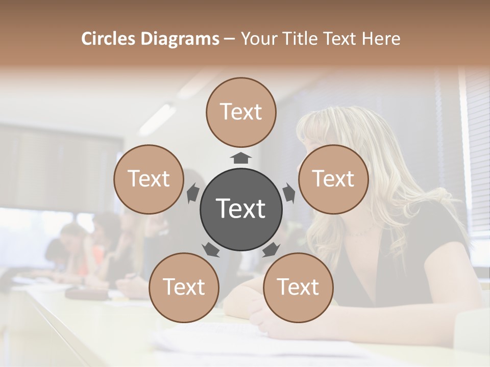 Studying Men Education PowerPoint Template