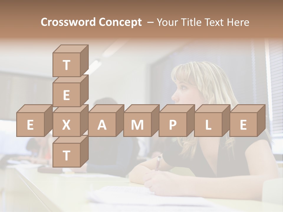 Studying Men Education PowerPoint Template