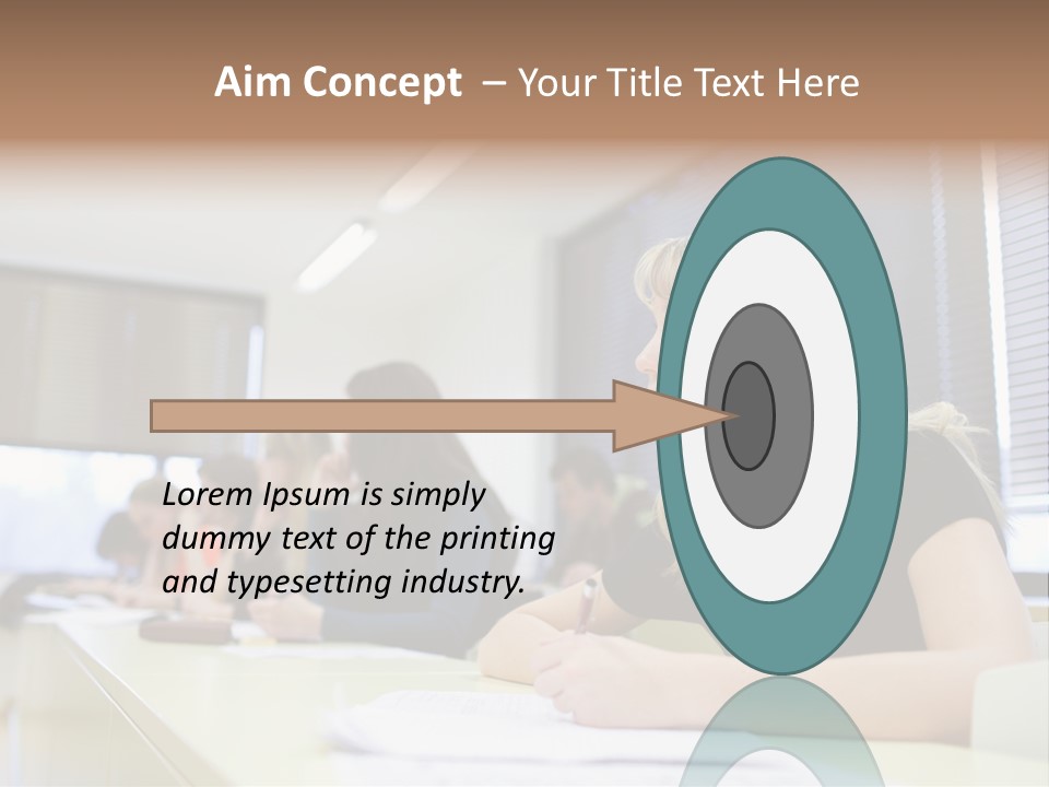 Studying Men Education PowerPoint Template