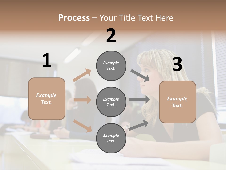 Studying Men Education PowerPoint Template