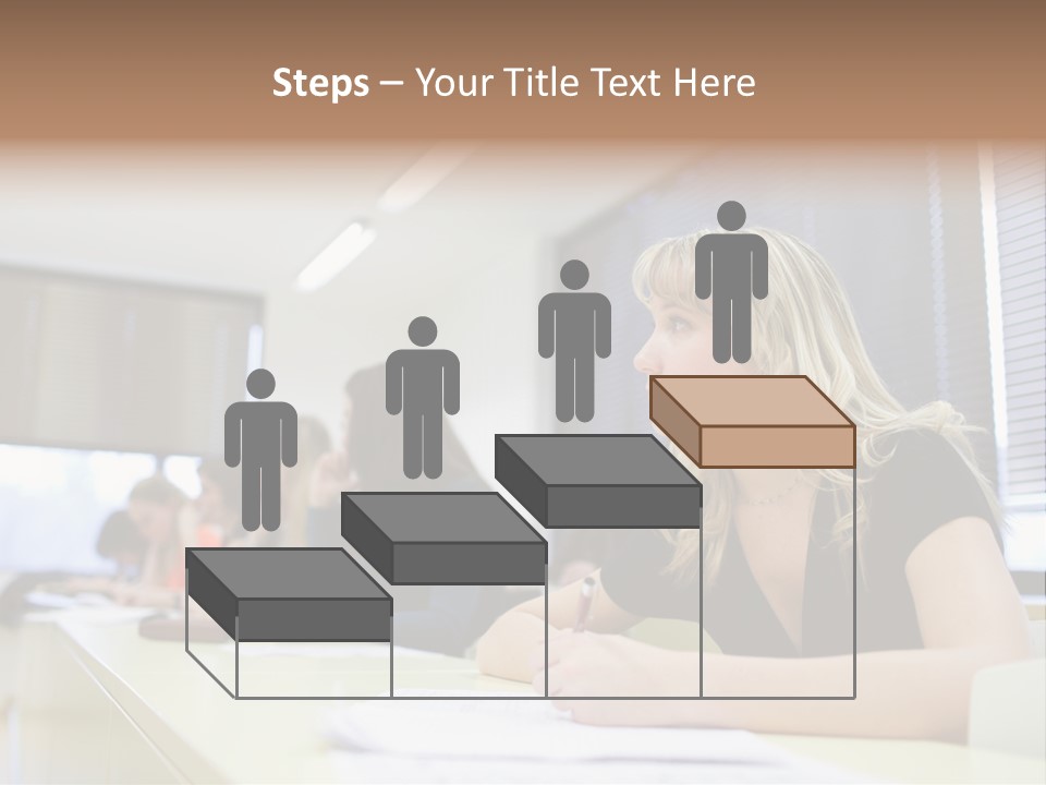 Studying Men Education PowerPoint Template