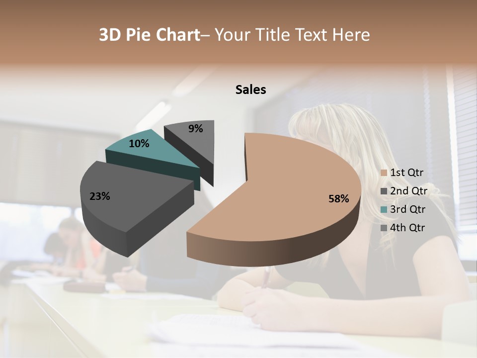 Studying Men Education PowerPoint Template