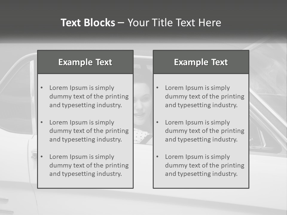 Old Auto Summer PowerPoint Template