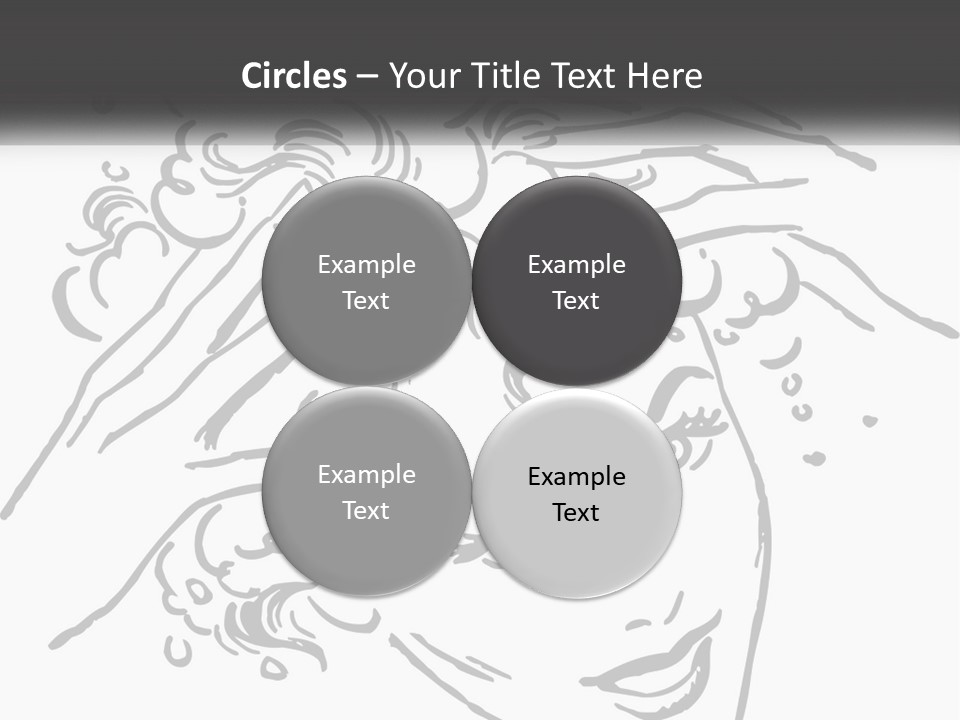 Pretty Conditioner Salons PowerPoint Template