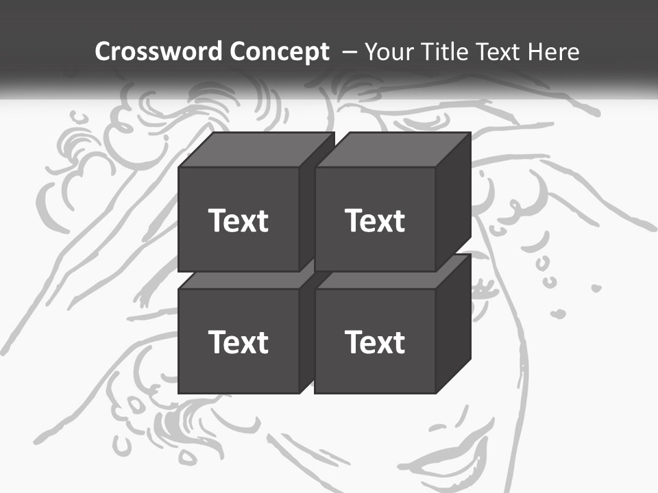 Pretty Conditioner Salons PowerPoint Template