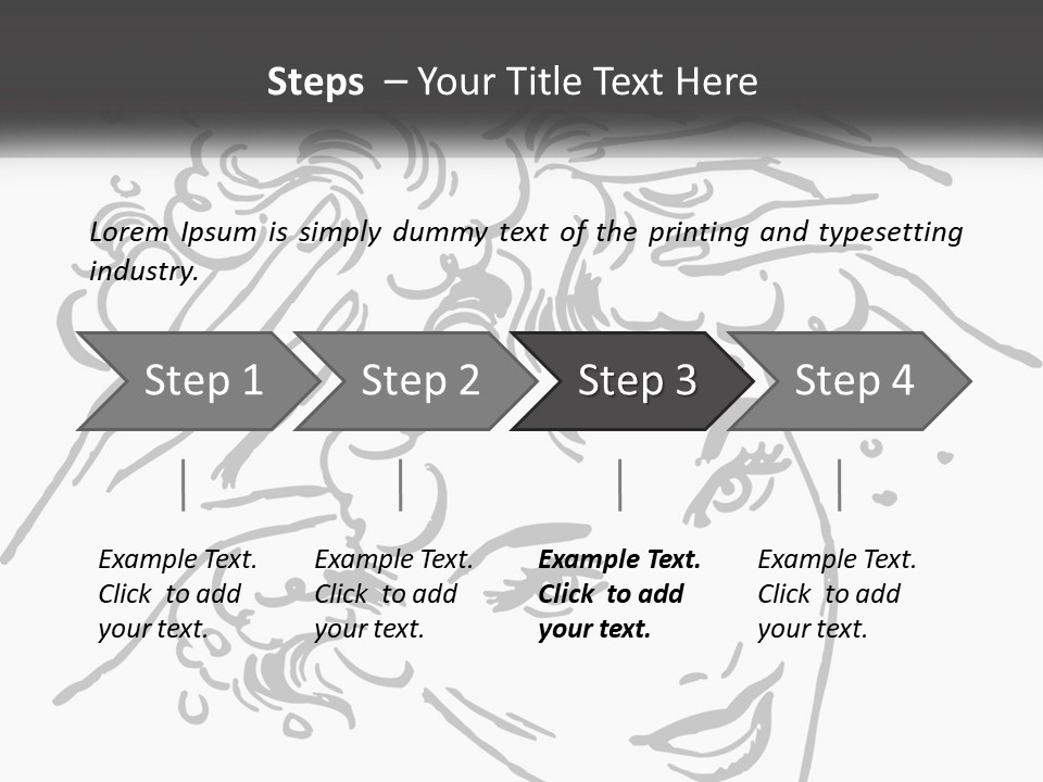 Pretty Conditioner Salons PowerPoint Template