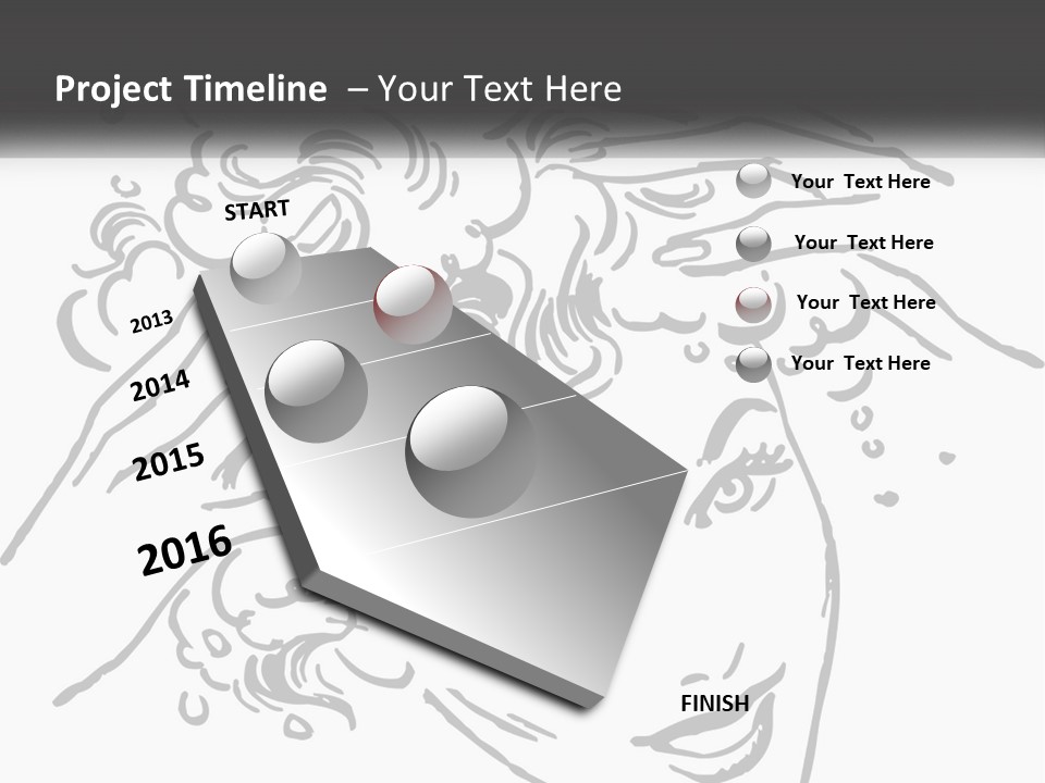 Pretty Conditioner Salons PowerPoint Template
