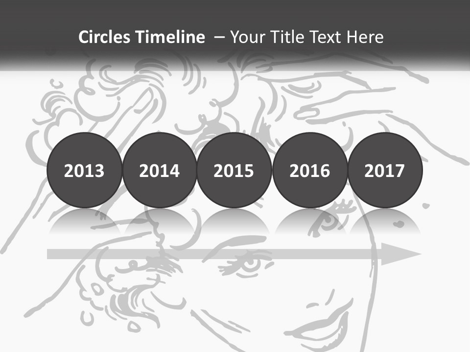 Pretty Conditioner Salons PowerPoint Template