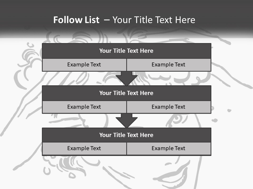 Pretty Conditioner Salons PowerPoint Template
