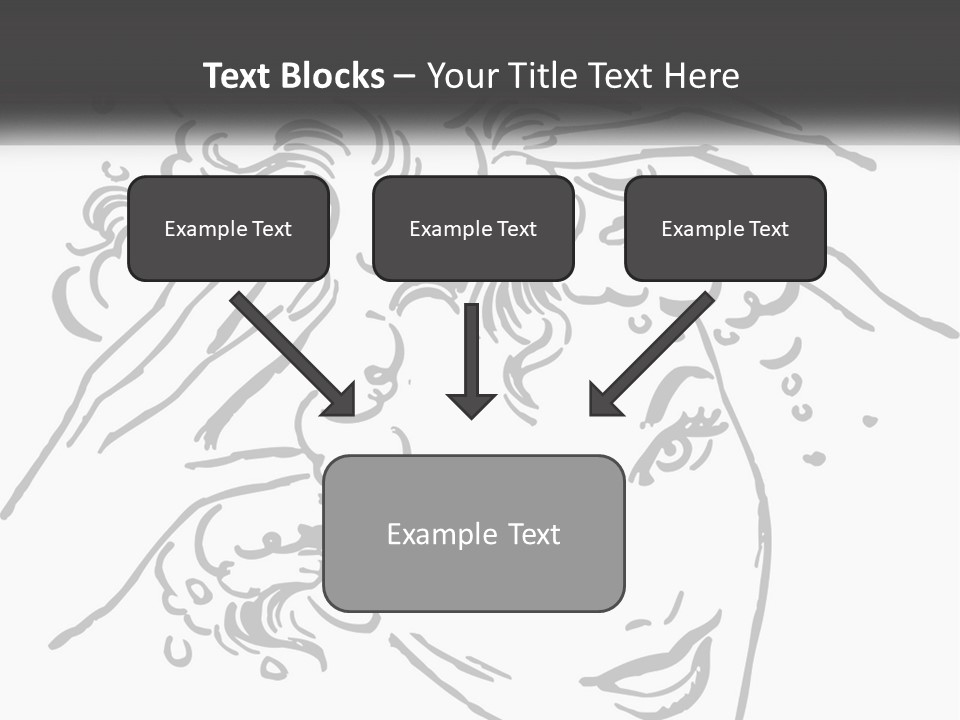 Pretty Conditioner Salons PowerPoint Template