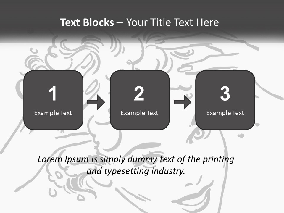 Pretty Conditioner Salons PowerPoint Template