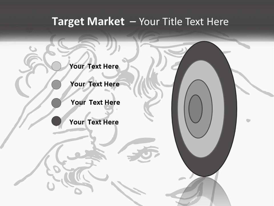 Pretty Conditioner Salons PowerPoint Template