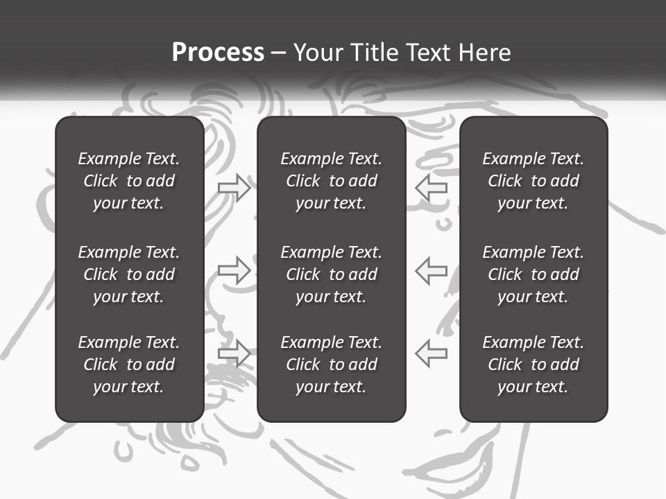 Pretty Conditioner Salons PowerPoint Template