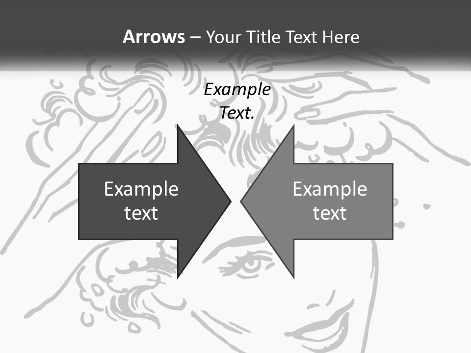 Pretty Conditioner Salons PowerPoint Template