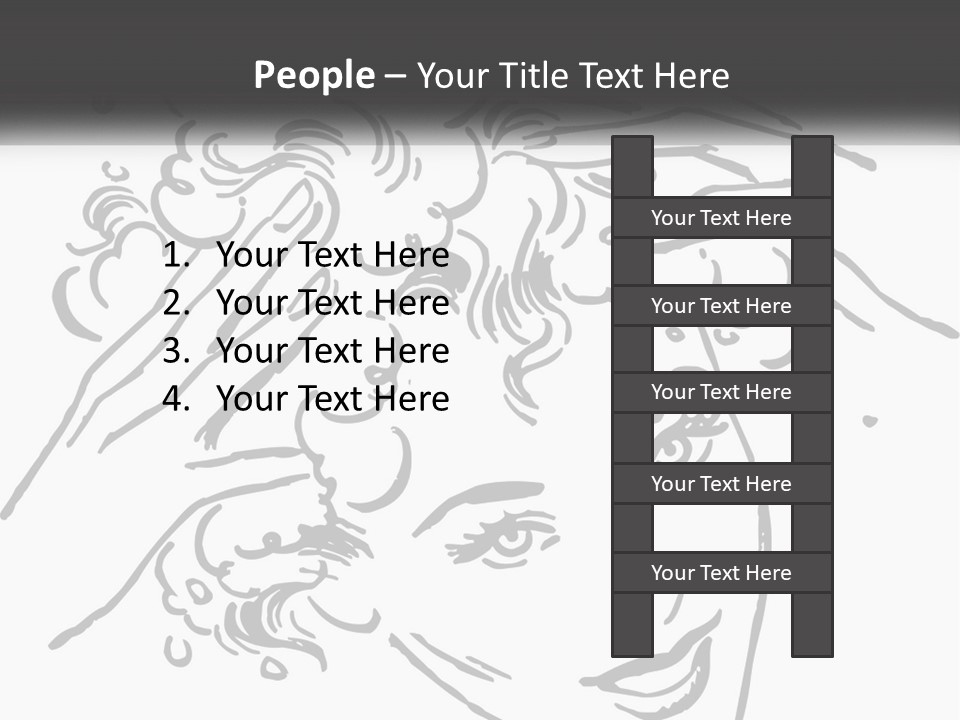Pretty Conditioner Salons PowerPoint Template