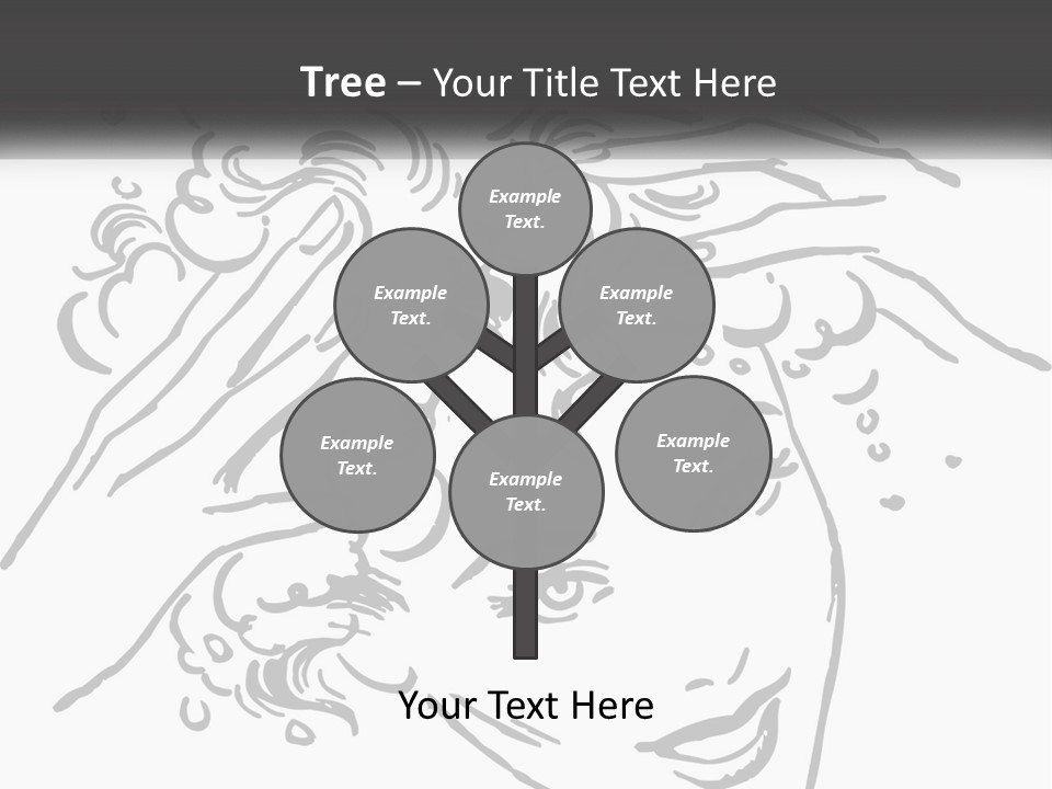 Pretty Conditioner Salons PowerPoint Template