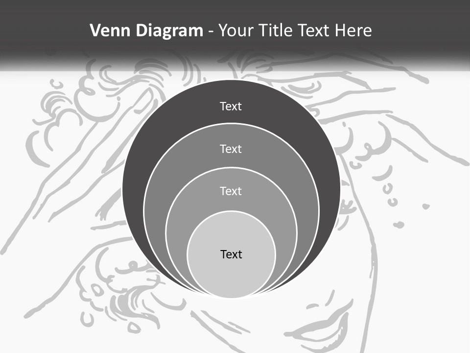 Pretty Conditioner Salons PowerPoint Template