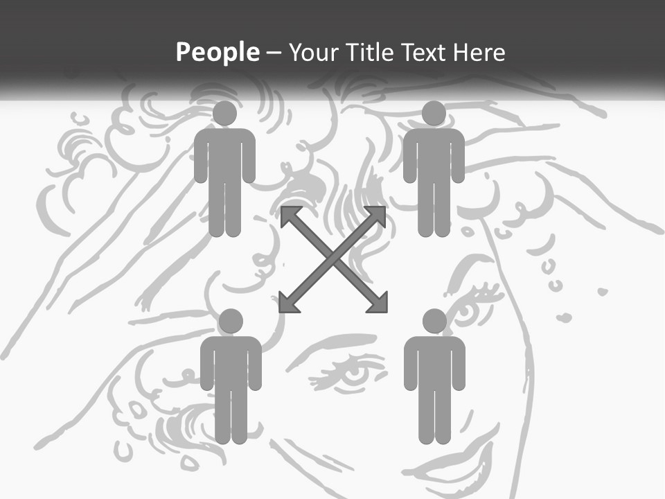 Pretty Conditioner Salons PowerPoint Template