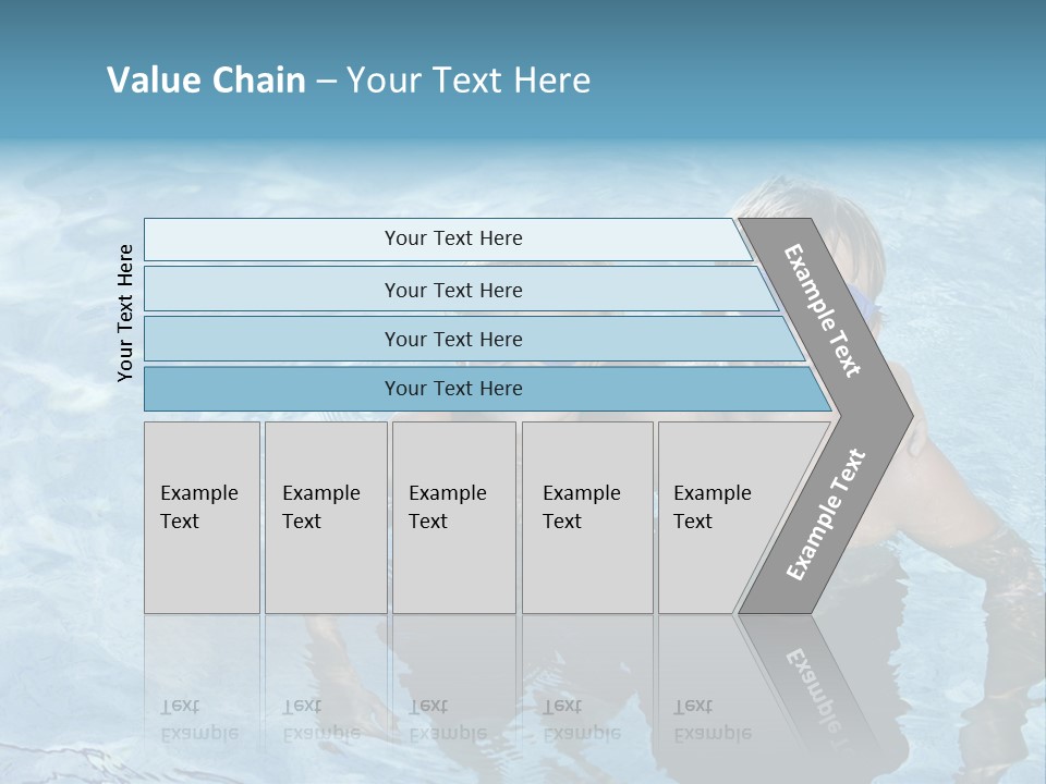 Siblings Blond Goggles PowerPoint Template