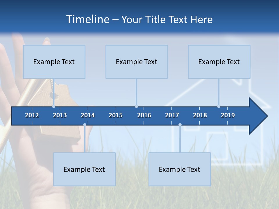 A Person Holding A House Key In Their Hand PowerPoint Template