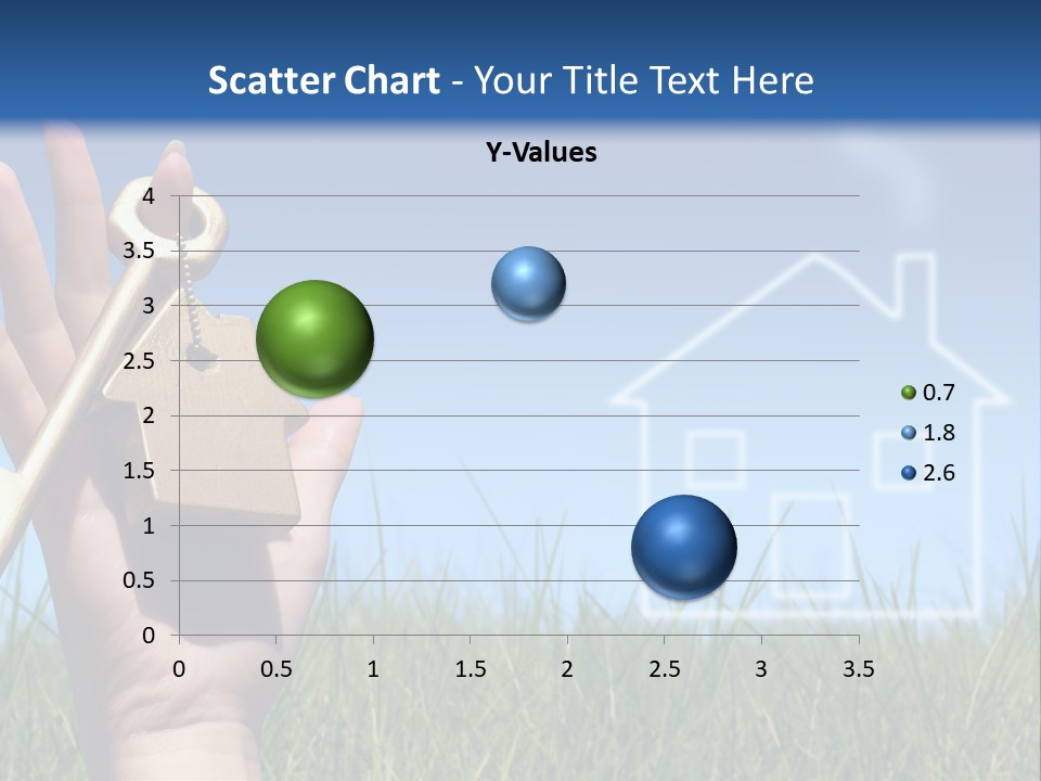 A Person Holding A House Key In Their Hand PowerPoint Template