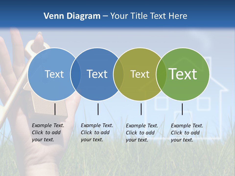 A Person Holding A House Key In Their Hand PowerPoint Template