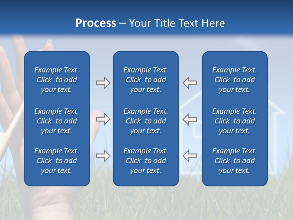 A Person Holding A House Key In Their Hand PowerPoint Template