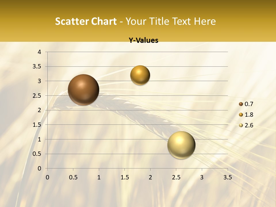 Straw Gold Meadow PowerPoint Template