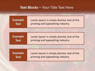 Meatball Meal Beef PowerPoint Template