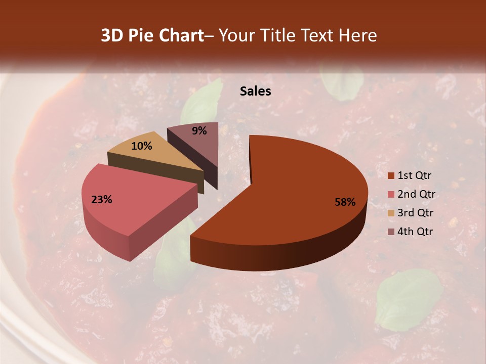 Meatball Meal Beef PowerPoint Template