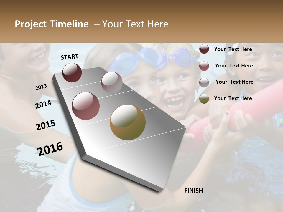 Sister Laughing Years PowerPoint Template