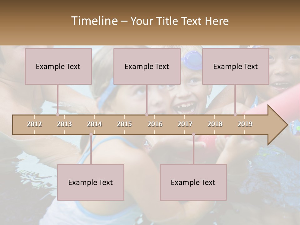 Sister Laughing Years PowerPoint Template