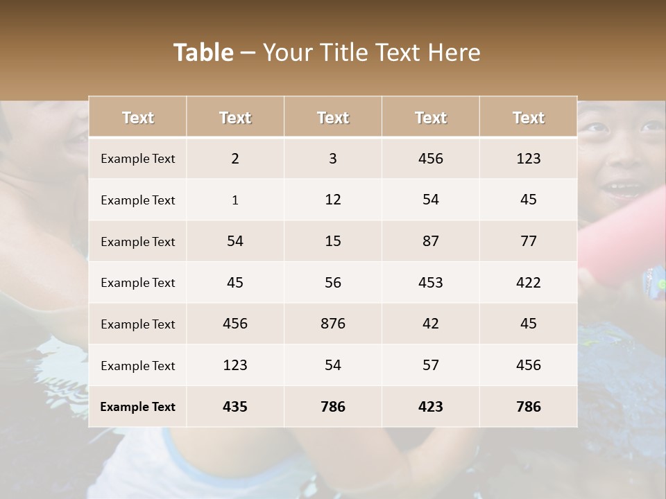 Sister Laughing Years PowerPoint Template