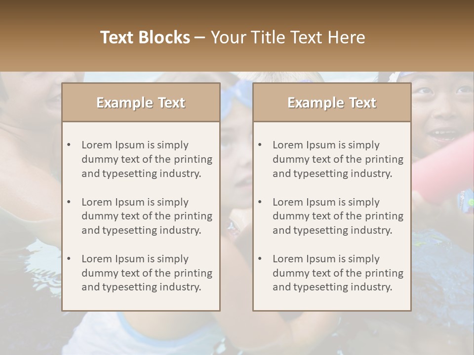 Sister Laughing Years PowerPoint Template