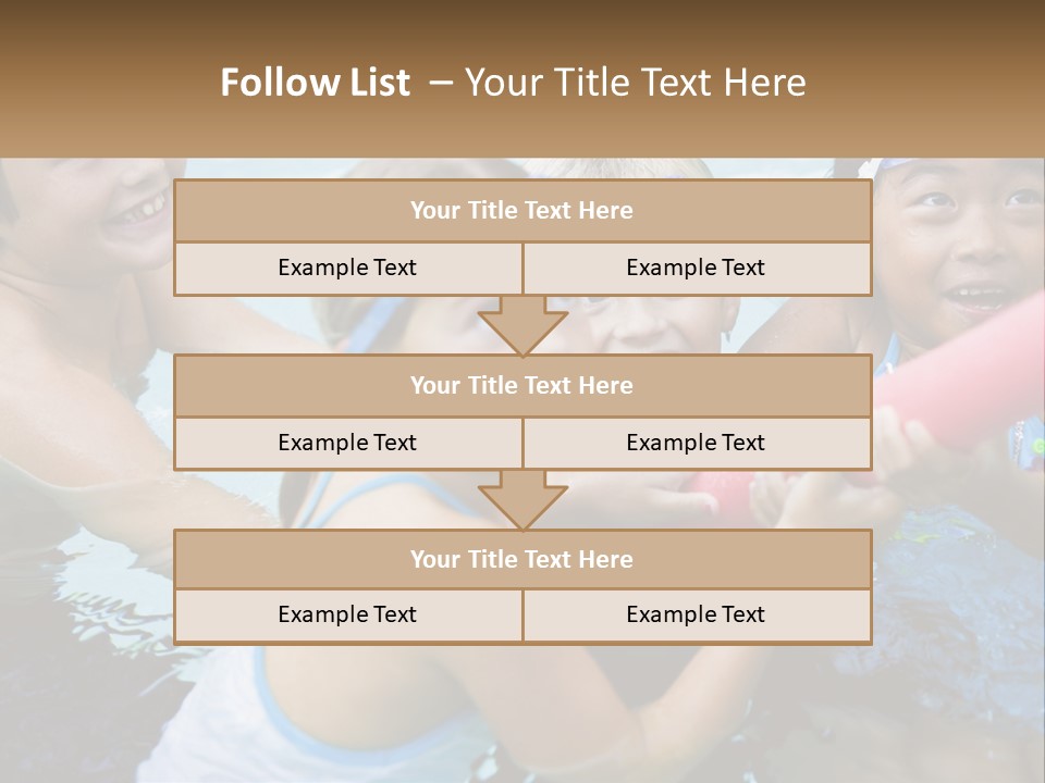 Sister Laughing Years PowerPoint Template