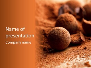 Confectionery Closeup Group PowerPoint Template