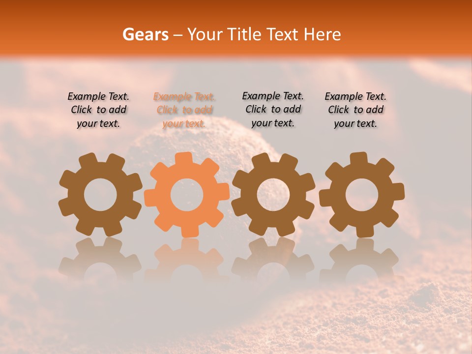 Confectionery Closeup Group PowerPoint Template