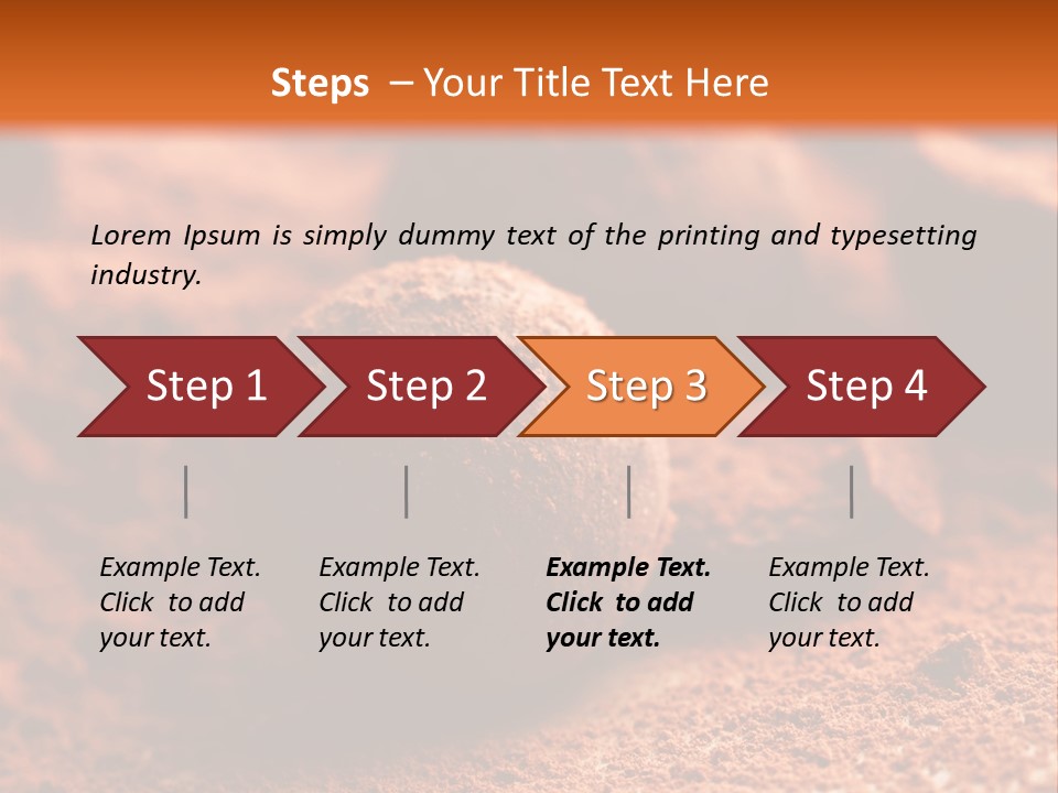 Confectionery Closeup Group PowerPoint Template