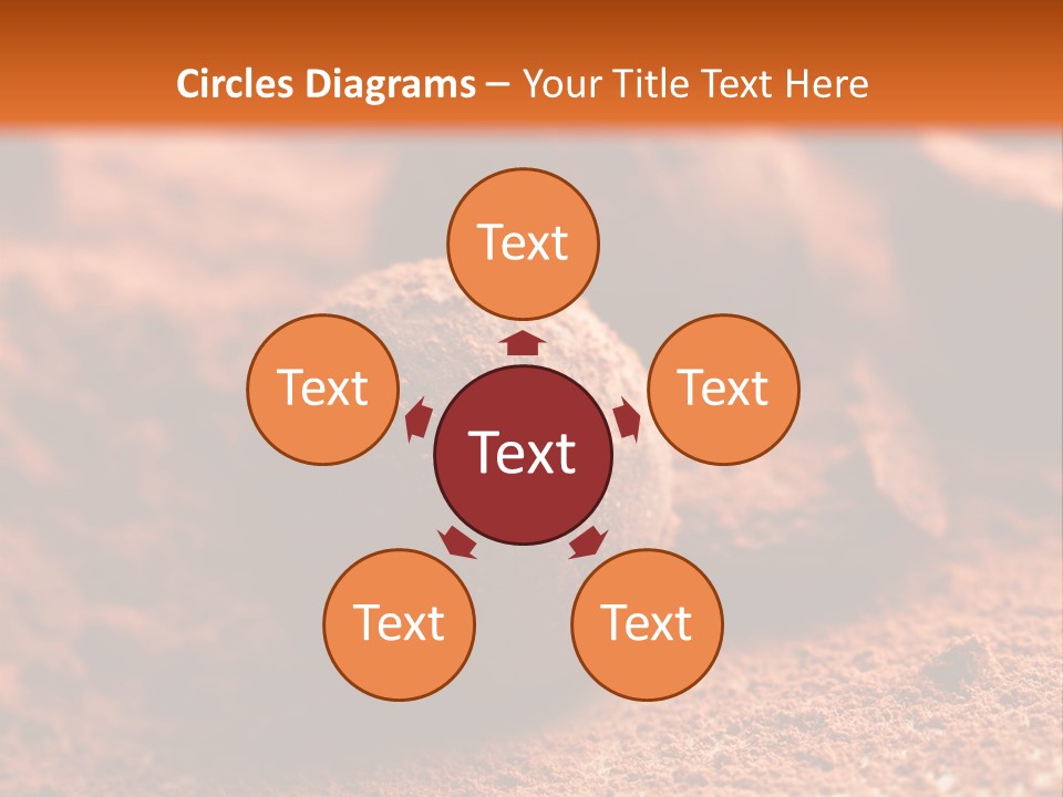Confectionery Closeup Group PowerPoint Template