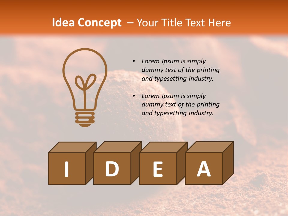 Confectionery Closeup Group PowerPoint Template