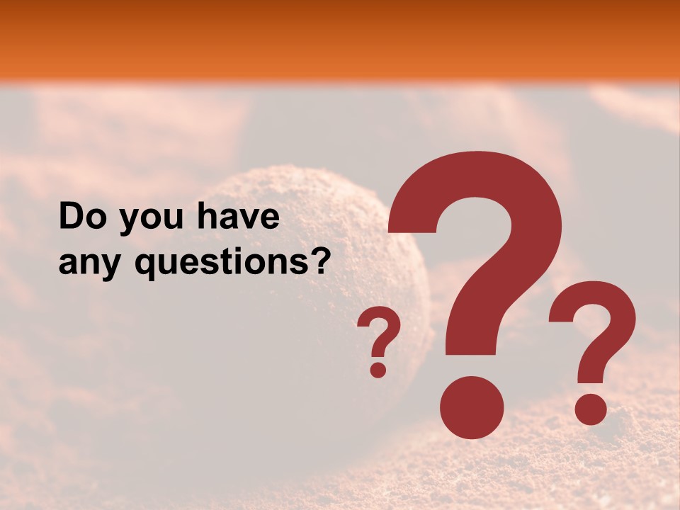 Confectionery Closeup Group PowerPoint Template