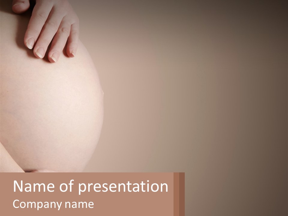 Nude One Love PowerPoint Template