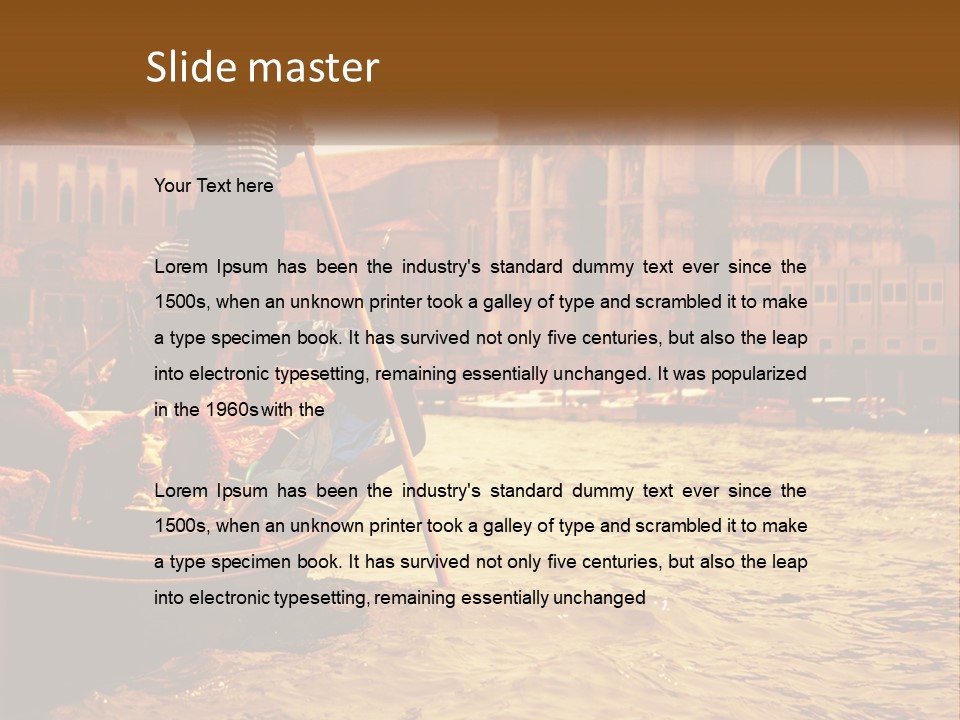 Wooden Architectural Traditional PowerPoint Template