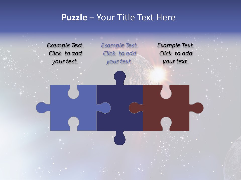 Star Illustration Sun PowerPoint Template